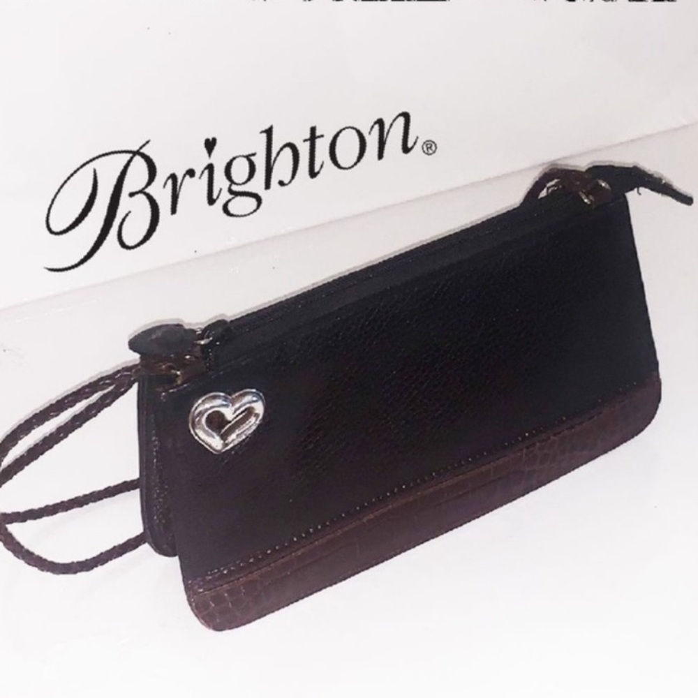 Brighton Pebbled Croc Mini Vintage Purse Bag New Without Tags - Picture 5 of 16
